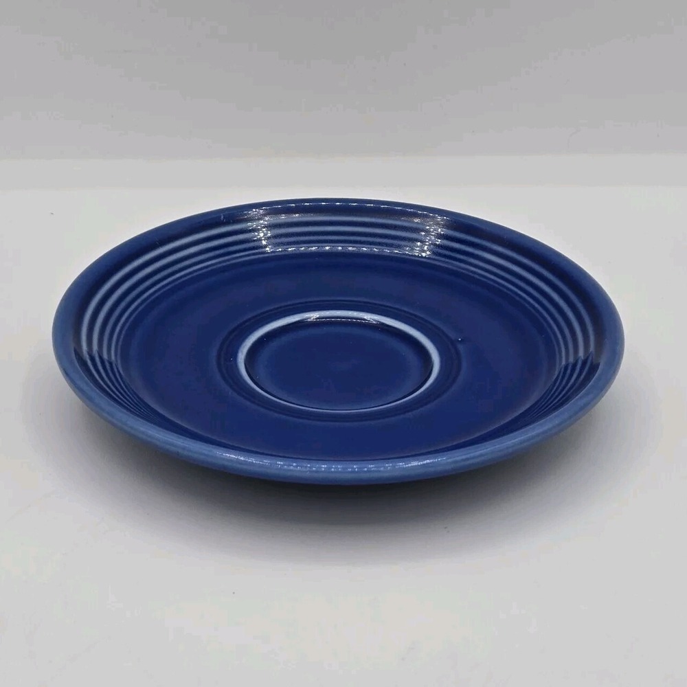 Fiesta Ware 5 1/2" Saucer Plate Blue Homer Laughlin‎ Fiestaware Vintage